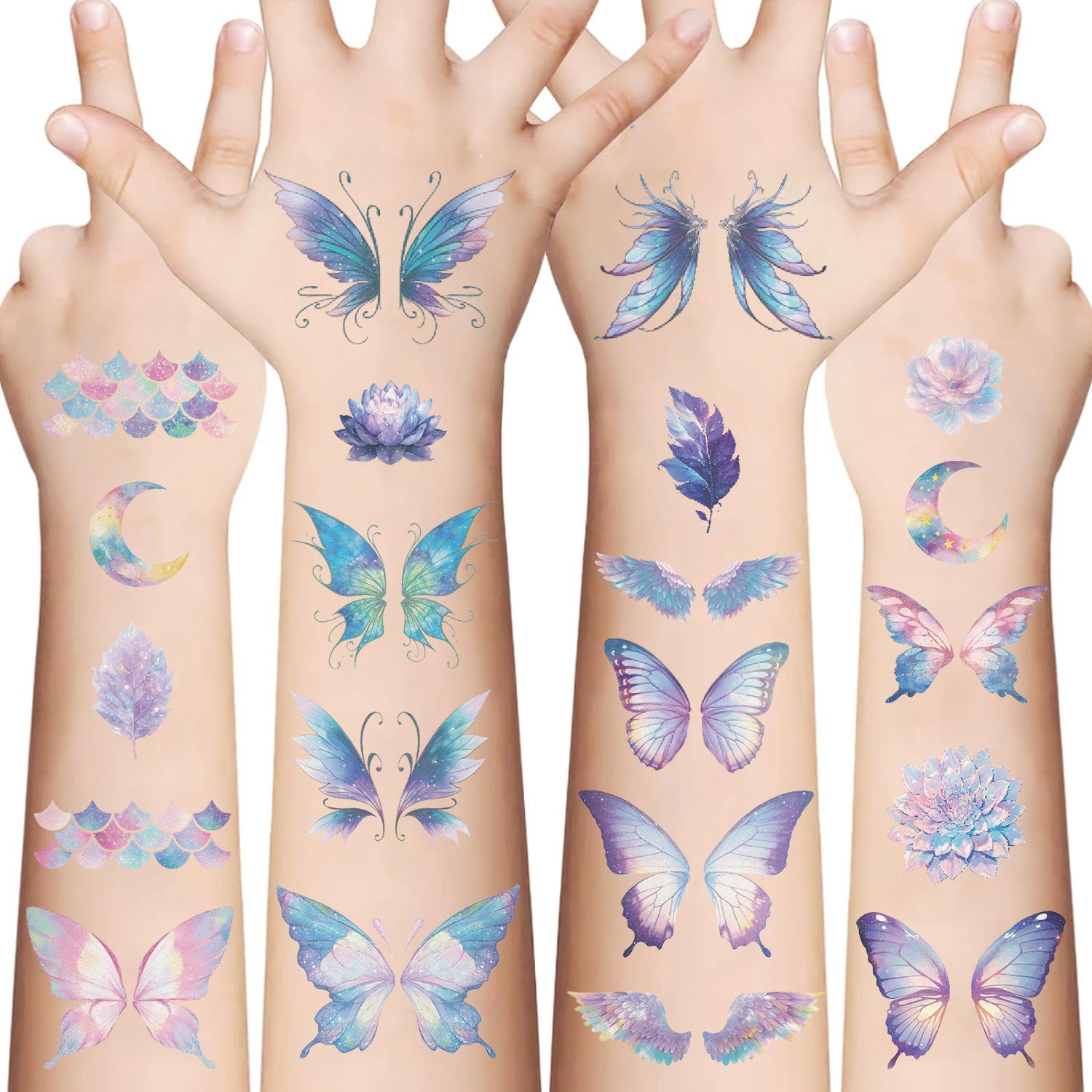 Wholesale 10pcs/pack  Tattoo Sticker Waterproof Party Gift Funny Fun Face Sticker
